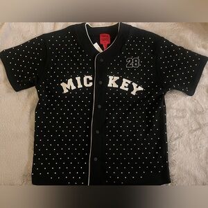 Mickeys Black rhinestones Jersey